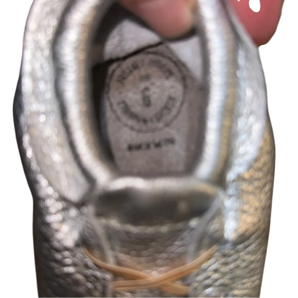 Freshly Picked Silver Baby Moccasins